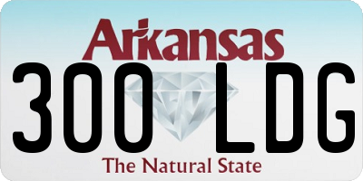 AR license plate 300LDG