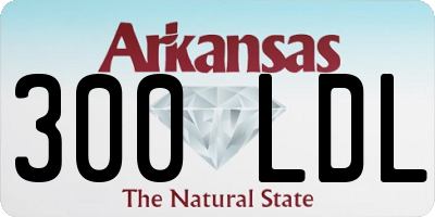 AR license plate 300LDL