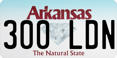 AR license plate 300LDN
