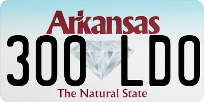 AR license plate 300LDO