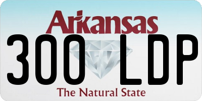 AR license plate 300LDP