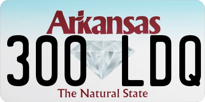 AR license plate 300LDQ
