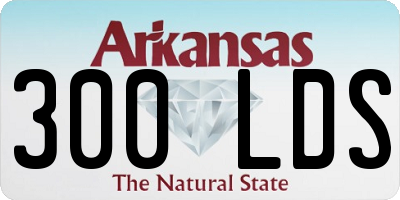 AR license plate 300LDS