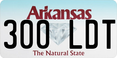 AR license plate 300LDT