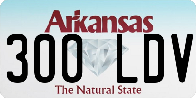 AR license plate 300LDV
