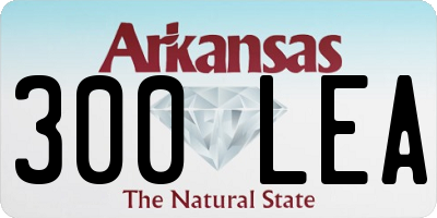 AR license plate 300LEA