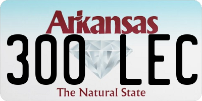 AR license plate 300LEC