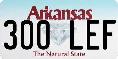AR license plate 300LEF