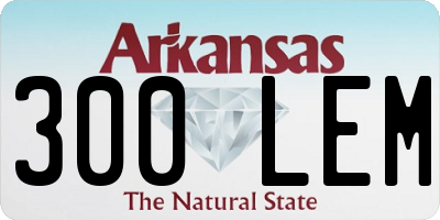 AR license plate 300LEM