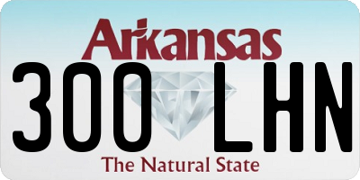 AR license plate 300LHN
