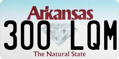 AR license plate 300LQM