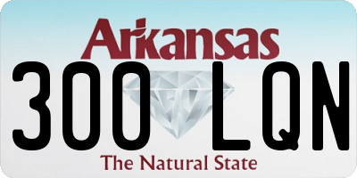 AR license plate 300LQN