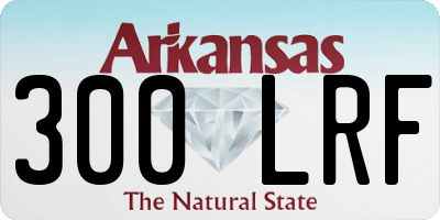AR license plate 300LRF