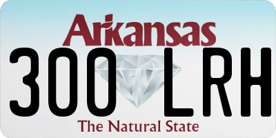 AR license plate 300LRH