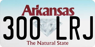 AR license plate 300LRJ