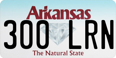 AR license plate 300LRN