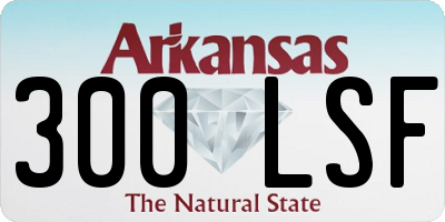 AR license plate 300LSF