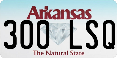 AR license plate 300LSQ