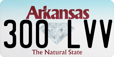 AR license plate 300LVV