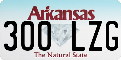 AR license plate 300LZG