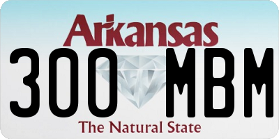 AR license plate 300MBM