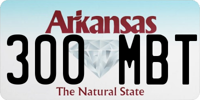AR license plate 300MBT