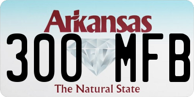 AR license plate 300MFB
