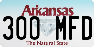 AR license plate 300MFD