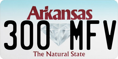 AR license plate 300MFV