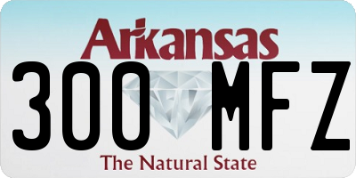 AR license plate 300MFZ