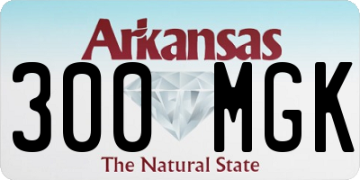 AR license plate 300MGK