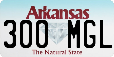 AR license plate 300MGL