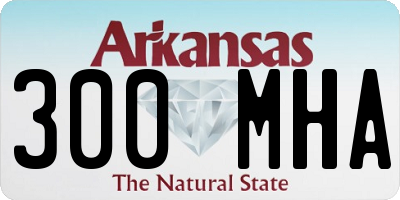 AR license plate 300MHA
