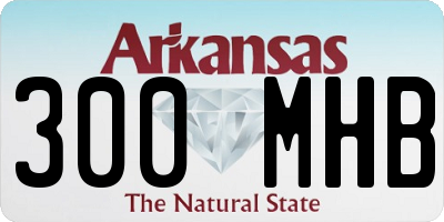 AR license plate 300MHB