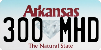 AR license plate 300MHD