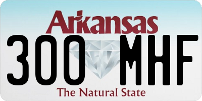 AR license plate 300MHF