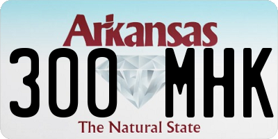 AR license plate 300MHK