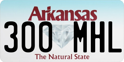 AR license plate 300MHL