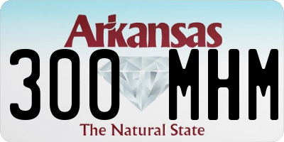AR license plate 300MHM