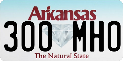 AR license plate 300MHO
