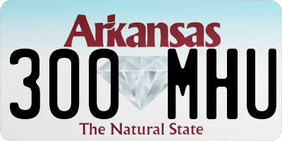 AR license plate 300MHU