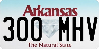 AR license plate 300MHV