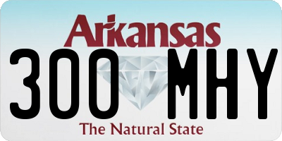 AR license plate 300MHY