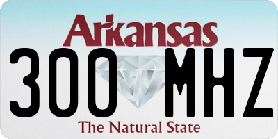 AR license plate 300MHZ
