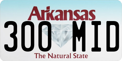 AR license plate 300MID