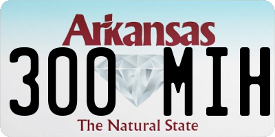 AR license plate 300MIH
