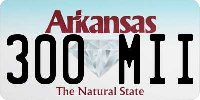 AR license plate 300MII