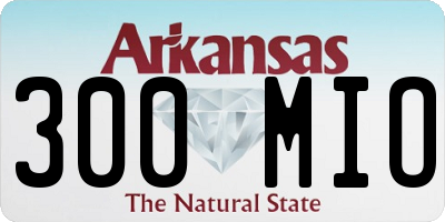 AR license plate 300MIO