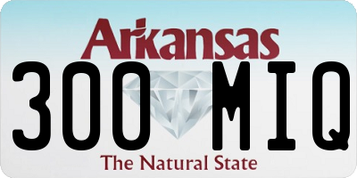 AR license plate 300MIQ