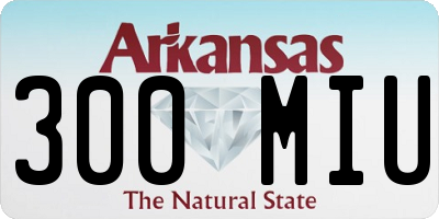 AR license plate 300MIU